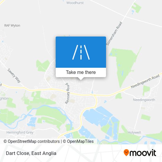 Dart Close map