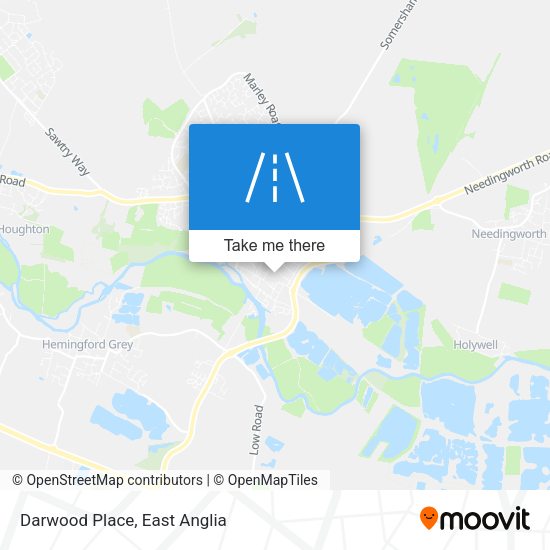 Darwood Place map