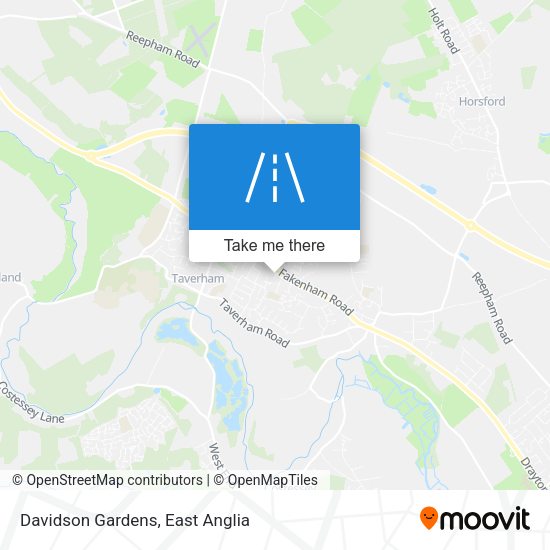 Davidson Gardens map
