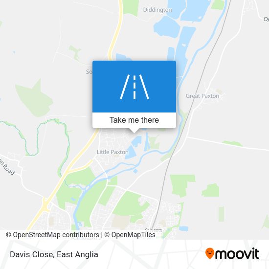 Davis Close map