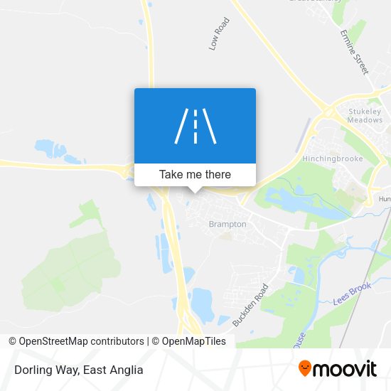 Dorling Way map