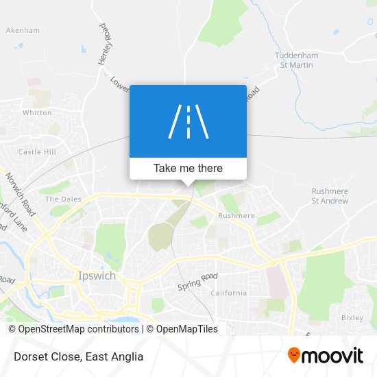 Dorset Close map