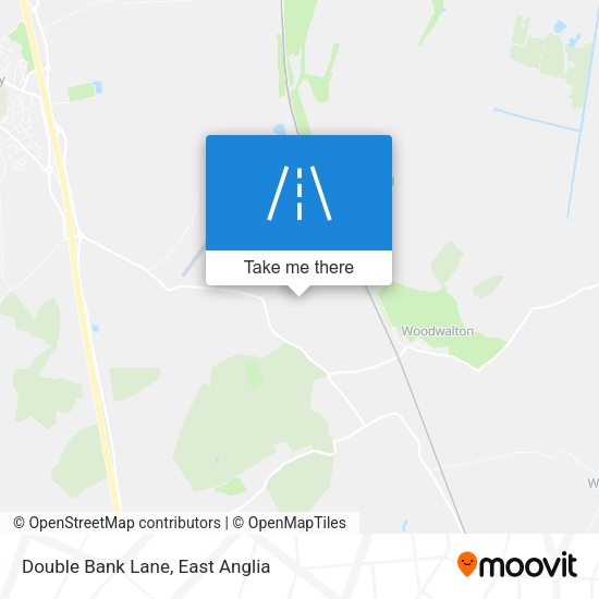 Double Bank Lane map