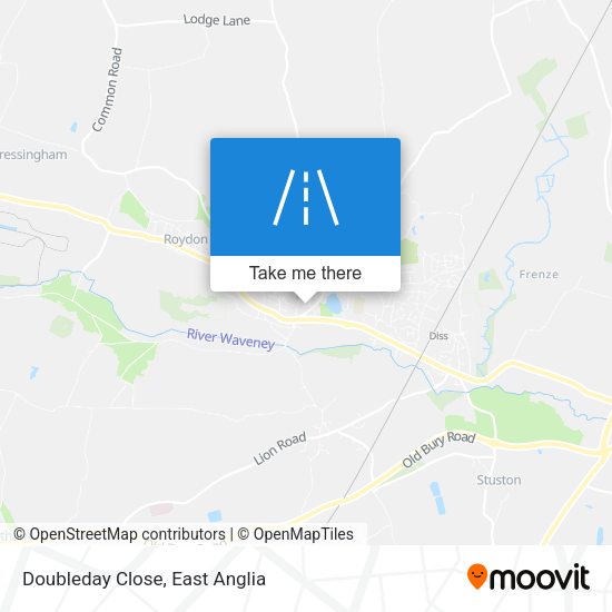 Doubleday Close map