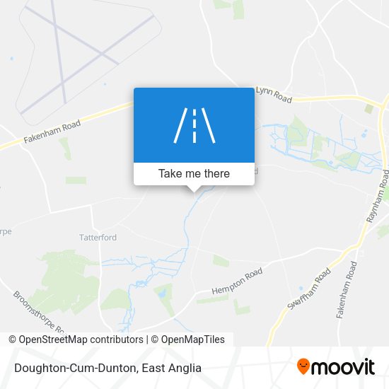 Doughton-Cum-Dunton map