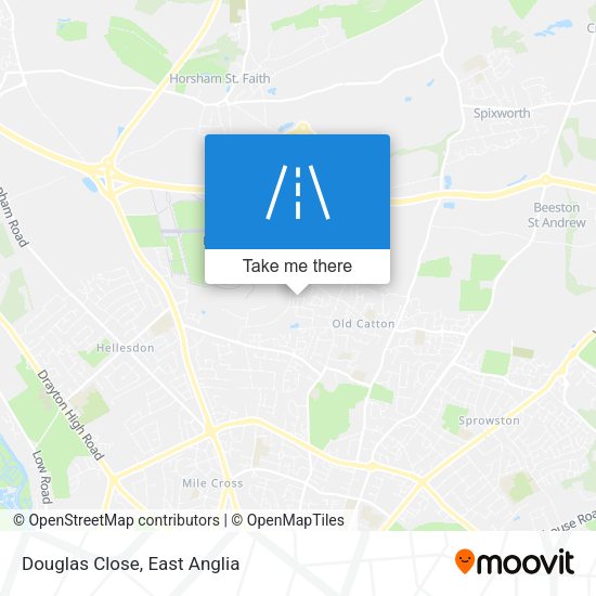 Douglas Close map
