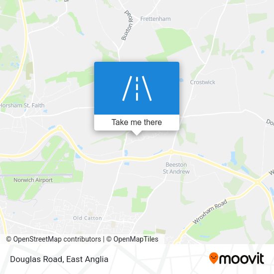 Douglas Road map
