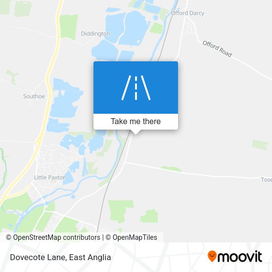 Dovecote Lane map