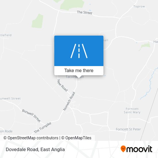 Dovedale Road map