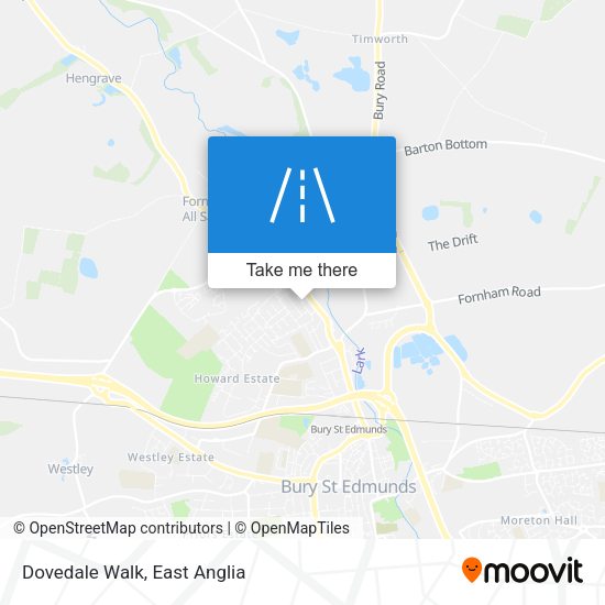 Dovedale Walk map