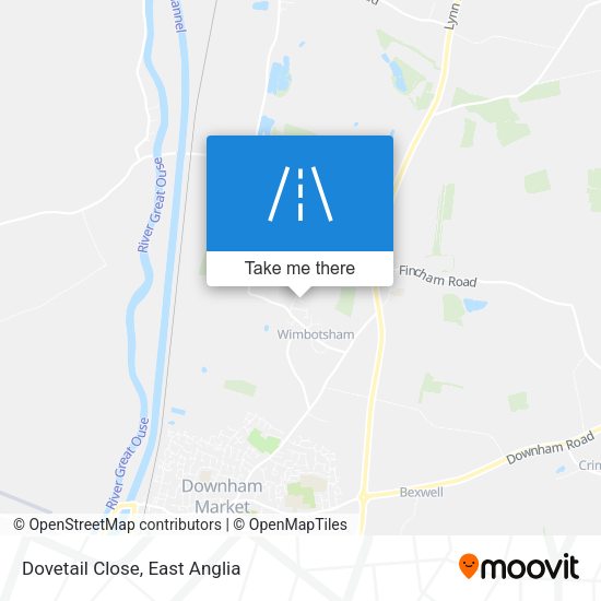 Dovetail Close map
