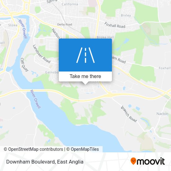 Downham Boulevard map