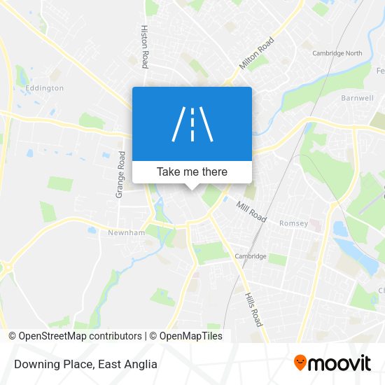 Downing Place map