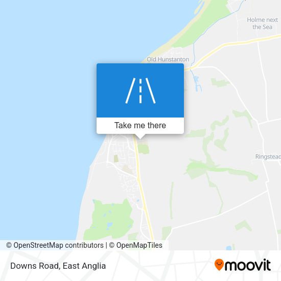 Downs Road map