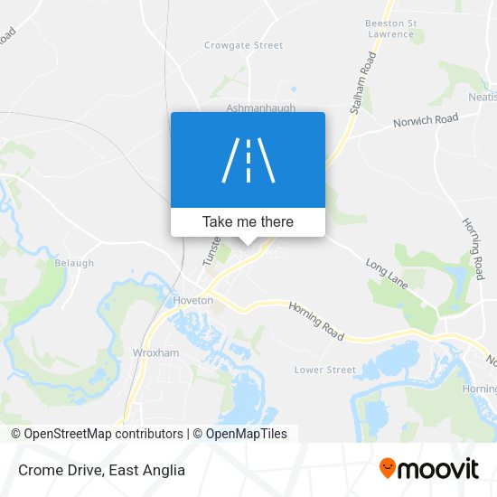 Crome Drive map