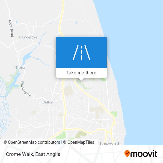 Crome Walk map