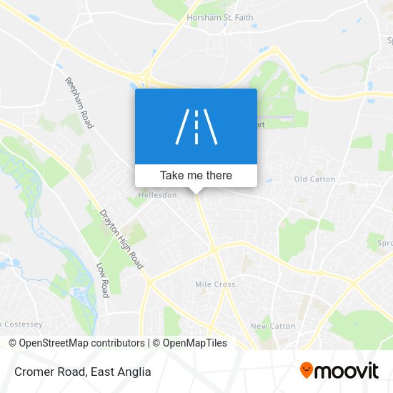 Cromer Road map