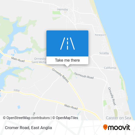 Cromer Road map