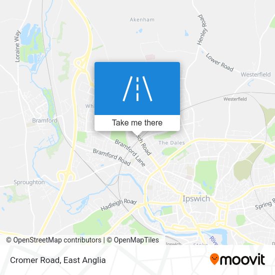 Cromer Road map