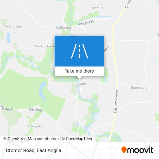 Cromer Road map