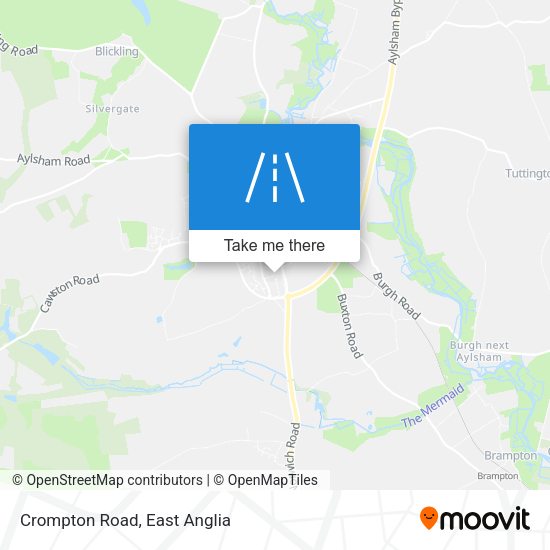 Crompton Road map