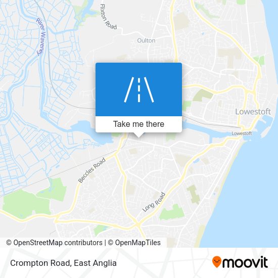 Crompton Road map