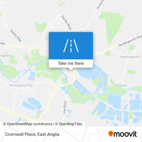 Cromwell Place map