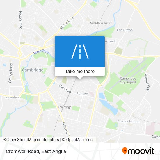 Cromwell Road map