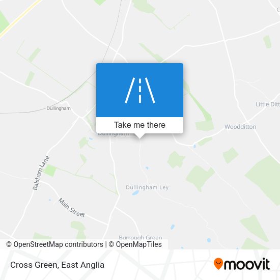 Cross Green map