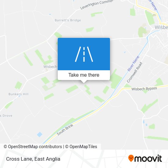 Cross Lane map