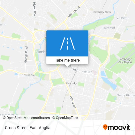 Cross Street map