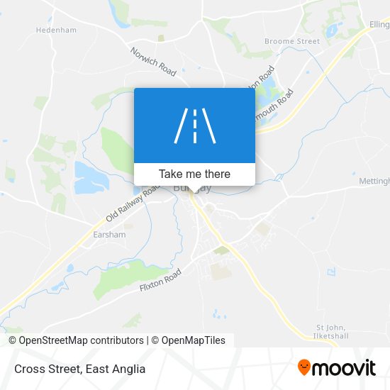 Cross Street map