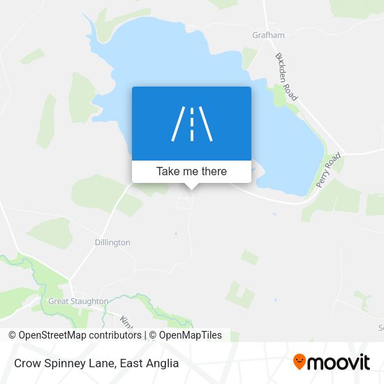 Crow Spinney Lane map