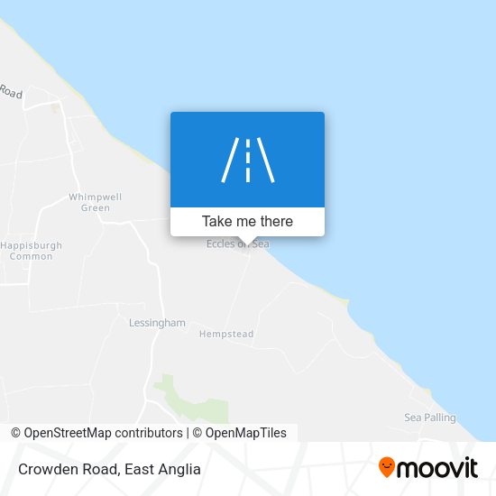 Crowden Road map