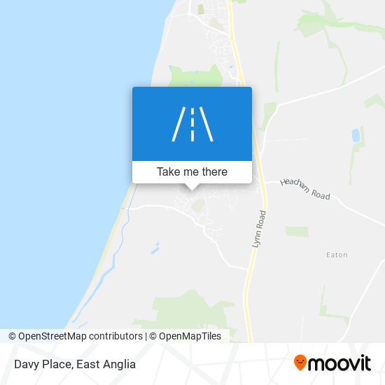 Davy Place map