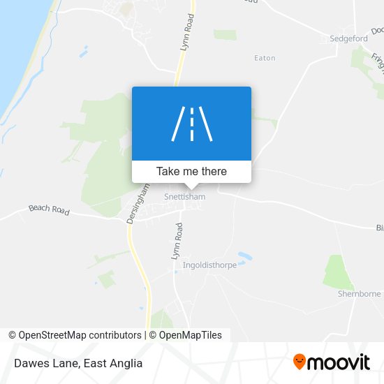 Dawes Lane map