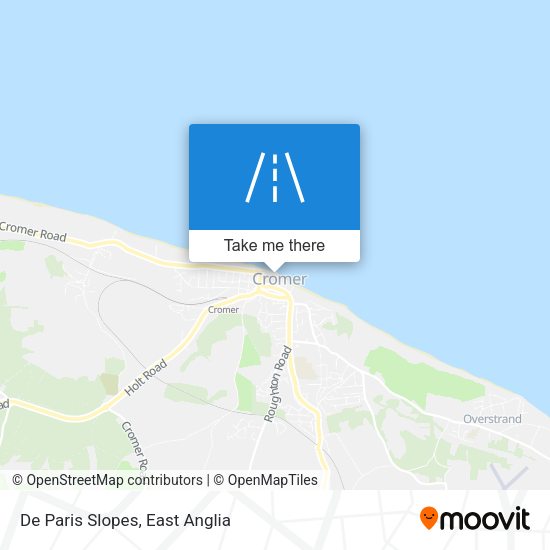 De Paris Slopes map