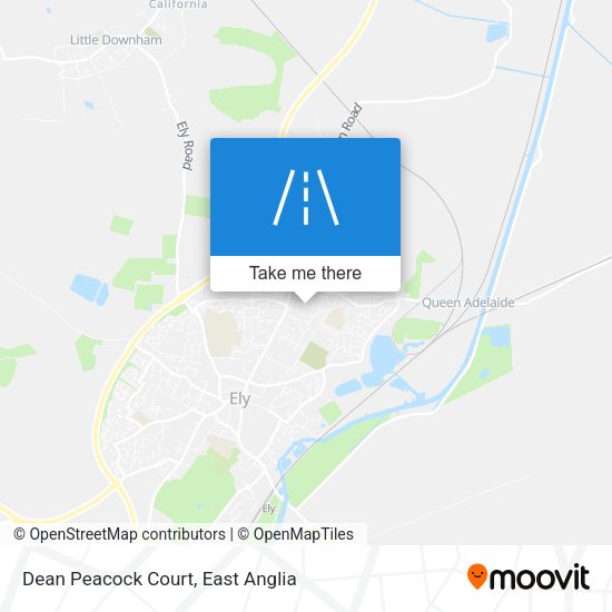 Dean Peacock Court map