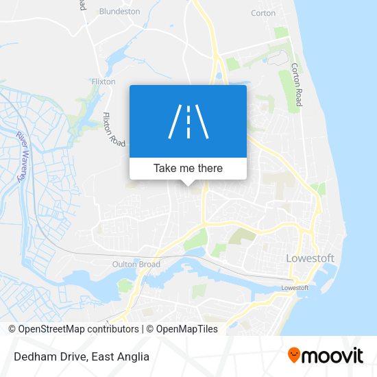 Dedham Drive map