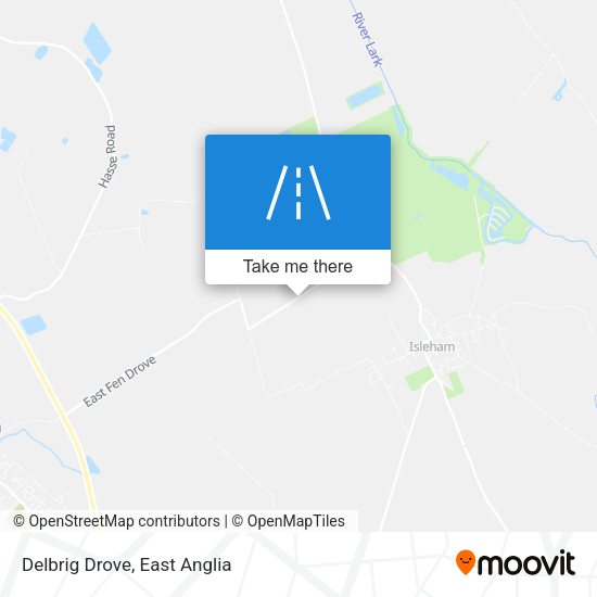 Delbrig Drove map