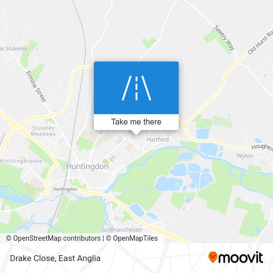 Drake Close map