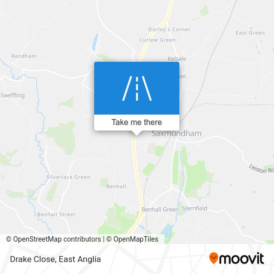 Drake Close map