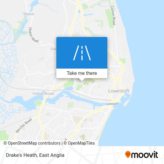 Drake's Heath map