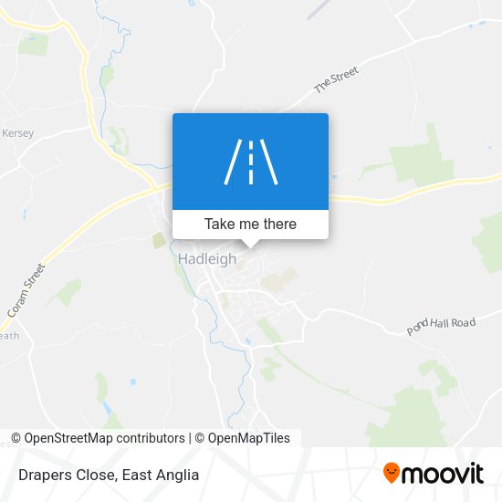 Drapers Close map