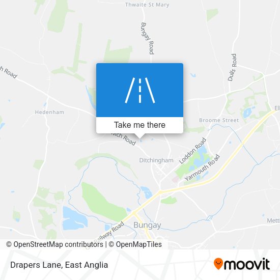 Drapers Lane map