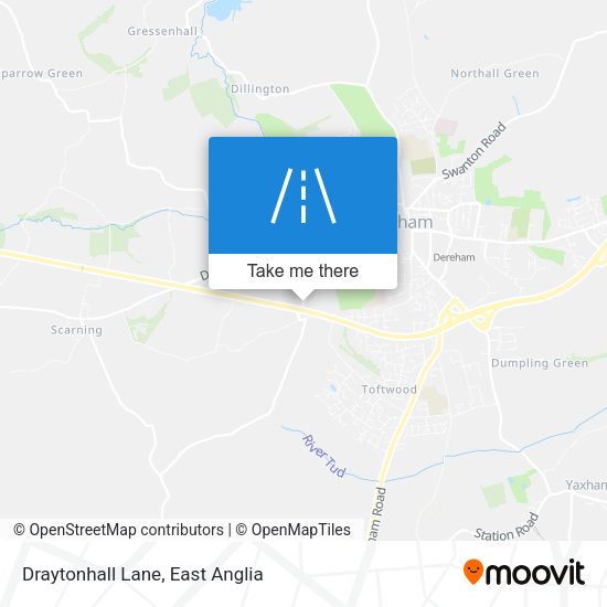 Draytonhall Lane map