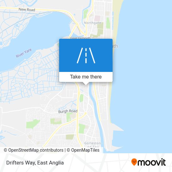 Drifters Way map