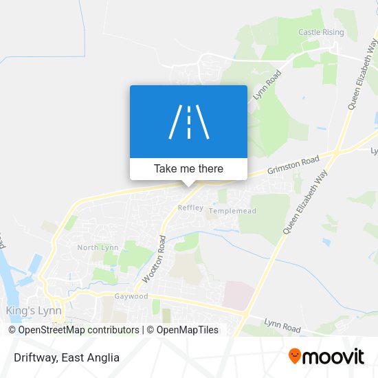 Driftway map