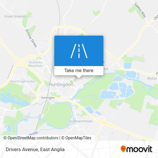 Drivers Avenue map