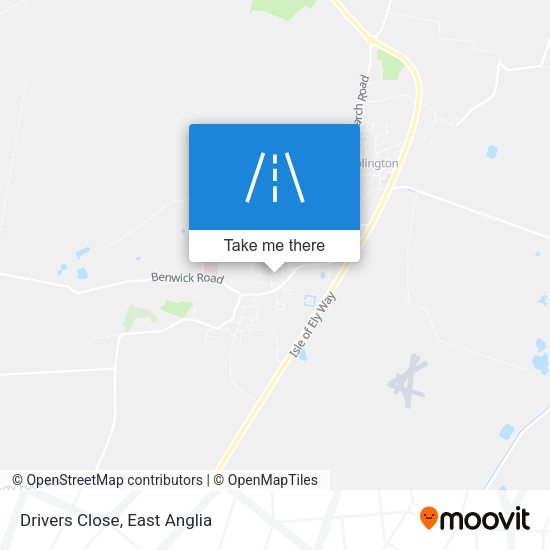 Drivers Close map